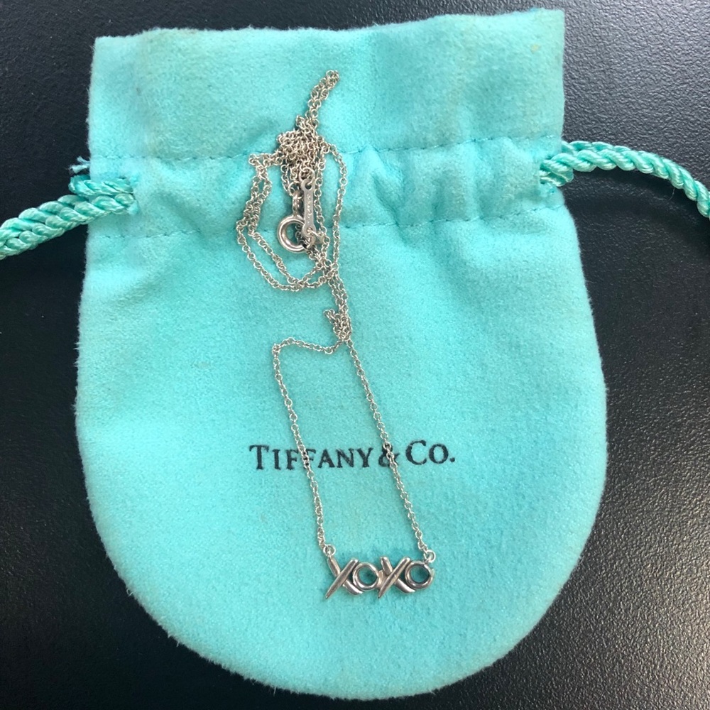 Tiffany & Co XOXO sterling silver necklace